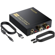 PROZOR DAC Converter 5.1CH Optical Toslink Coaxial - RCA L/R 3.5mm 192Khz PST158