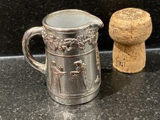 Rare Wedgwood Jasper & Elkingtons Silverplated On Copper Coated, Miniature Jug