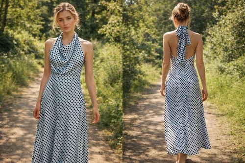 Zara women dress polka dot - dress,