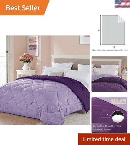 Twin size light - light, purple
