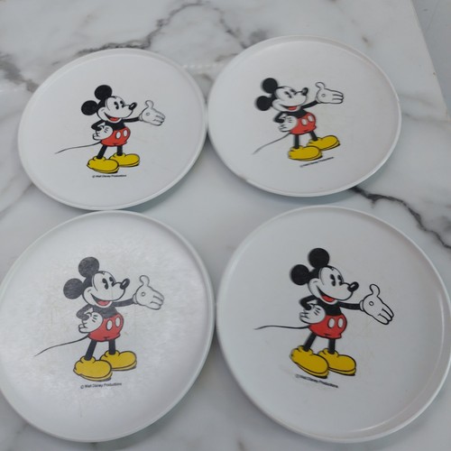 Vintage mickey mouse plates - 4,