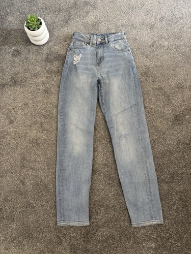 High waisted blue - blue, jeans