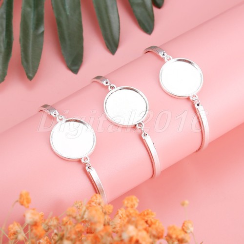 Metal cabochon bracelet - 5x,