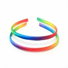 2 Alice Bands Pastel Rainbow