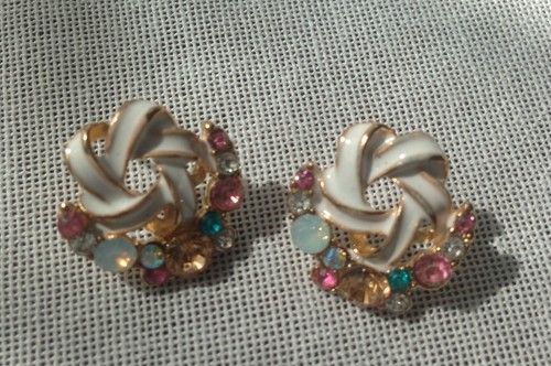 Statement vintage charm stud - charm,