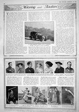 Old Vintage Print 1917