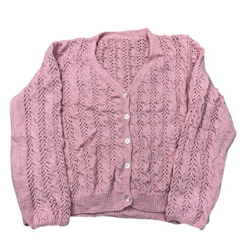 Vintage aran hand - hand, knit