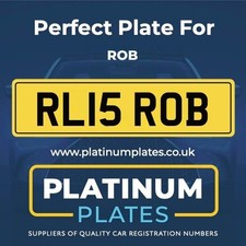 Personalised Number Plate