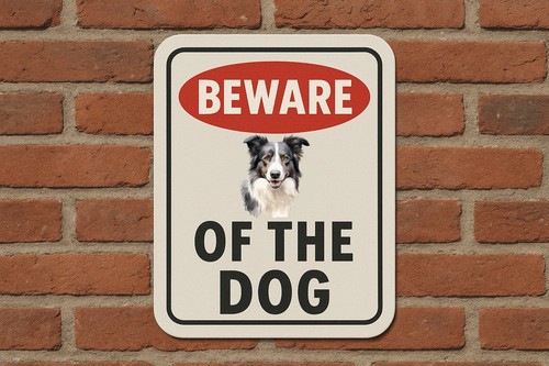 Beware the dog border - of,
