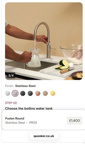 Quooker box stainless - stainless, steel