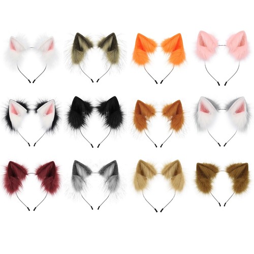 Handmade faux fur animal ears - animal,