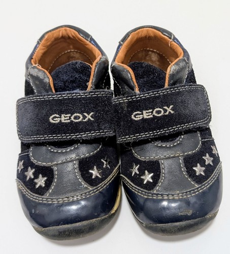 Geox dark blue leather girls - geox,