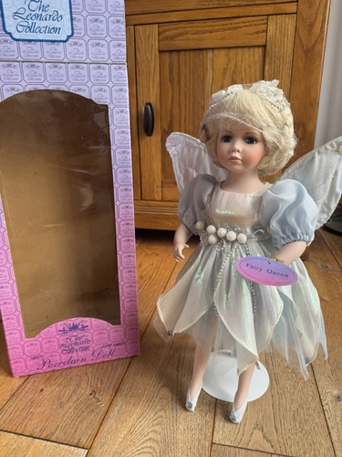 Fairy queen porcelain doll - queen,