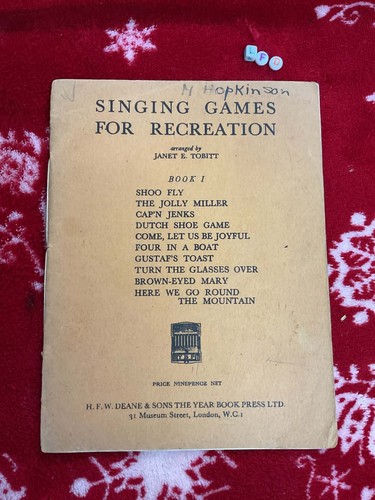 Vintage singing games for - vintage,