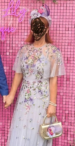 Customised lilac floral - lilac,