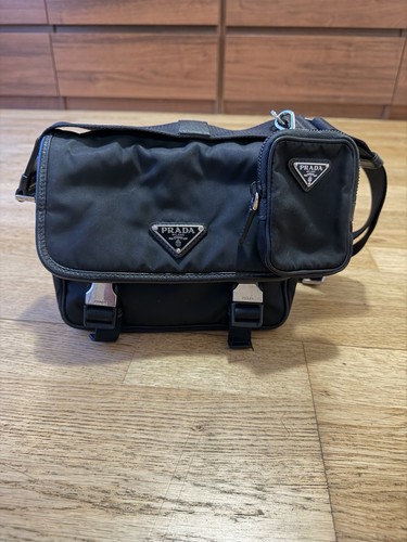 Prada nylon and saffiano - and,