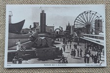 Blackpool Pleasure Beach, Big Wheel, Funfair Rides, Amusements, Lancs Postcard 