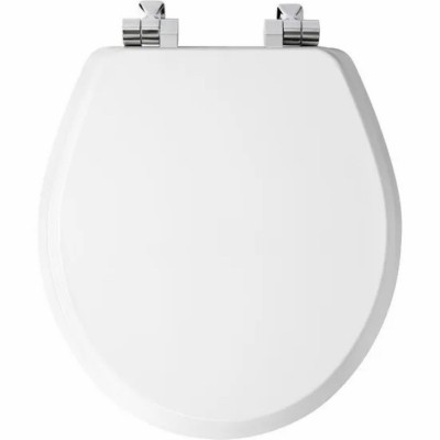 Benton round wood - round, toilet