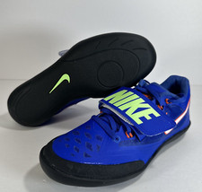 Nike Zoom SD 4 Track & Field Shot Put Discus Throwing Shoes SZ 4 Blue 68515-400