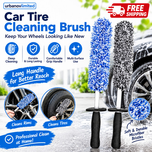 Car wheel cleaning brush - cleaning,