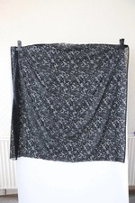 chiffon with paisley pattern flocked  110cm  x 100cm