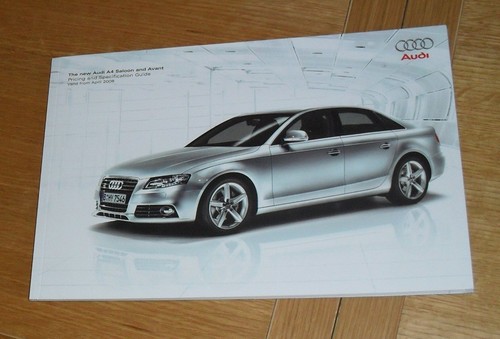 Audi brochure 2008 line - a4,
