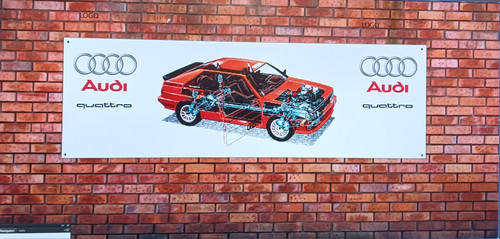 Audi quattro coupe - coupe, red
