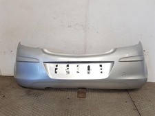 2007-2014 MK3 D VAUXHALL CORSA REAR BUMPER SILVER 3 DOOR HATCHBACK