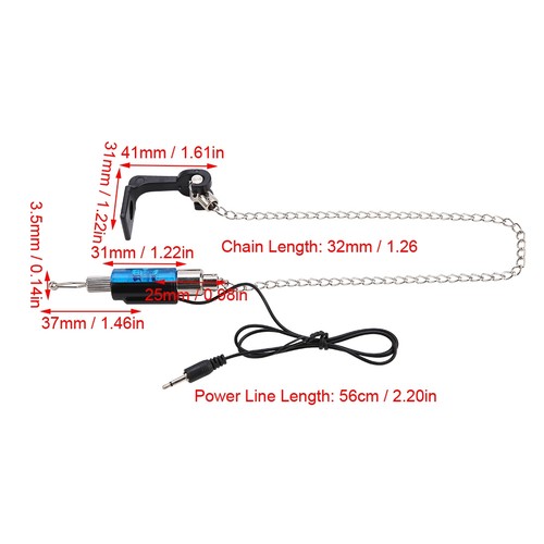 Fish bite alarm led - c-fish,