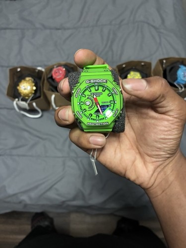 Casio shock 2100mng 2a - casio, ga-2100mng-2a