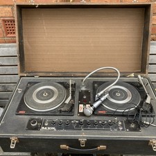  SAXON  Mobile DJ Disco Twin Decks Spares or Repair