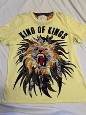 Elvis Jesus “King of Kings” Lion Graphic T-Shirt | Single Stitch | Rare Size M