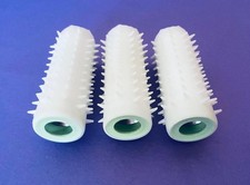 3 x Original Carmen Heated Hair Rollers Green End Replacement Spare Rollers