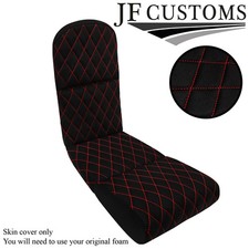 Red stitch suede - red, 2x