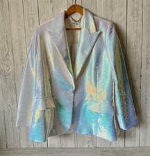 Nadine Merabi Sequin Blazer