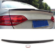 Fits Audi A4 B8 2008-2011 Rear Trunk Boot Lip Spoiler Gloss Black M4 Style