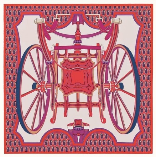 Hermes scarf stole les roues - scarf,