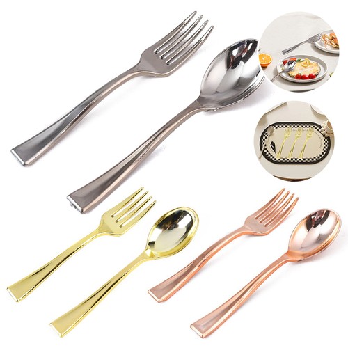 48pcs gold silver - silver, mini