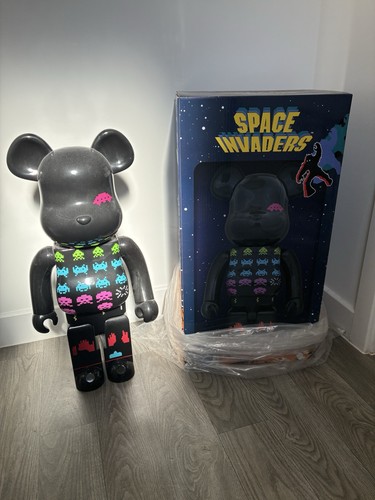 Space invader bearbrick 1000 - space,