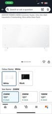 Donyer power 2500w convector - power,