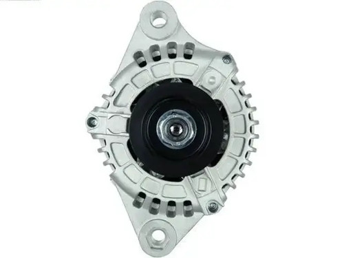 Alternator with belt pulley