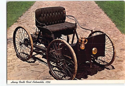 Postcard 1896 ford quadricycle - 1896,