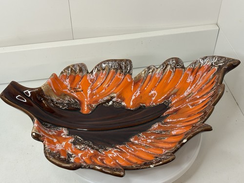 Vintage french vallauris leaf - vintage,