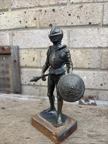 Vintage medieval knight metal - knight,