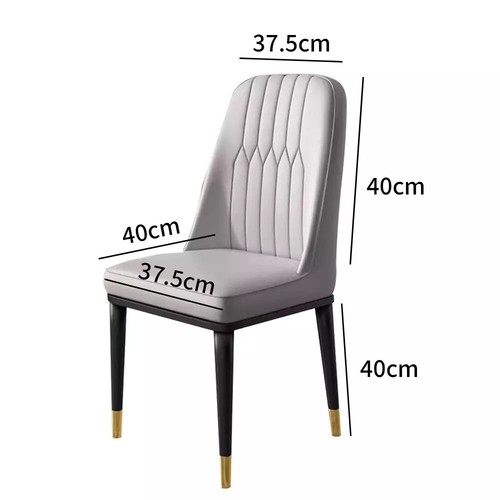 Faux leather padded dining - faux,