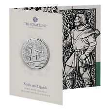 CrawleyCoins 2024 Myths and Legends Robin Hood UK £5 BU Royal Mint Sealed Pack