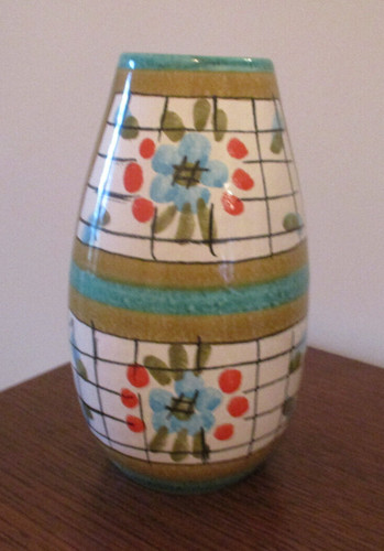 Italian 1960s vase red - vase,
