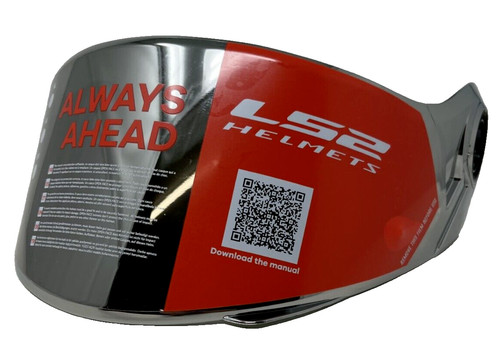 Ls2 iridium silver visor for - iridium,