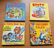 Pixie Books: Sooty Little Black Engine Lucky Ladybirds Teddy Bear Toyshop Tales