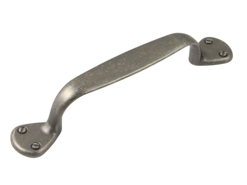 Pewter finish knob - &, pull